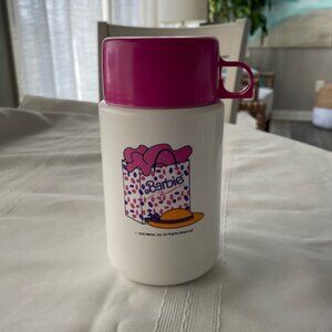 Vintage 1990s Mattel Barbie Thermos - Barbie goes shopping